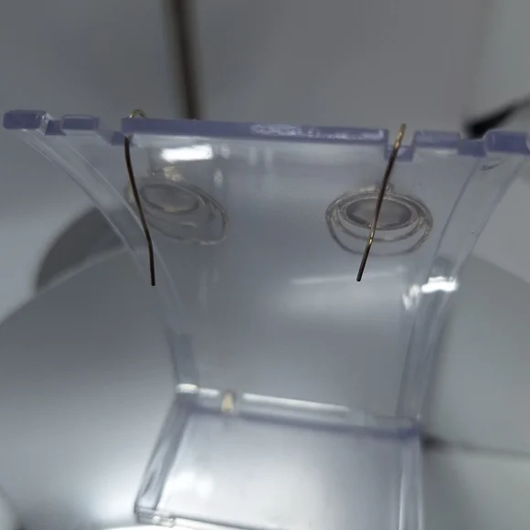 FLASH SALE Smoky Quartz and Sterling silver hook Earrings made in Israel 925 - Picture 7 of 8